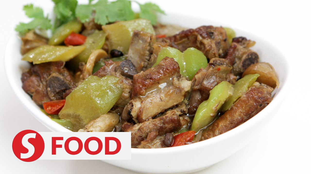 Retro Recipe: Bitter gourd pork ribs