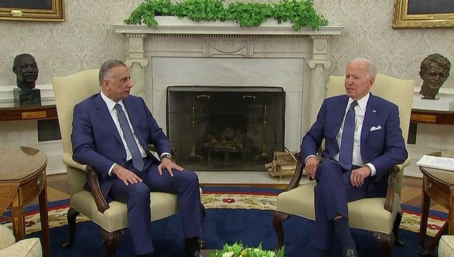 Biden incontra il premier iracheno e annuncia: Via le truppe americane dall'Iraq entro fine 2021