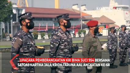 Pelepasan KRI Bima Suci Kembali Berlayar