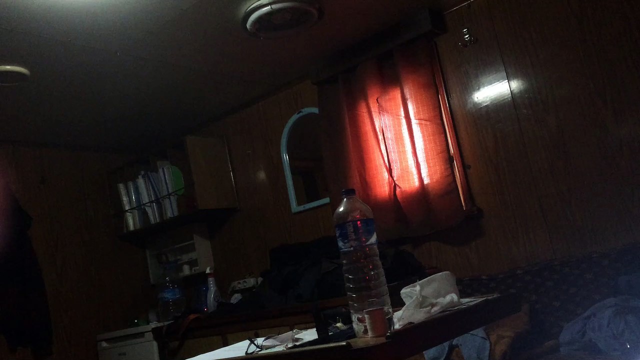 The room of the sailors staying in the ship
