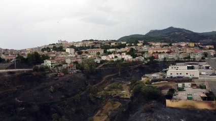 下载视频: Sardegna, quello che resta a Cuglieri dopo le fiamme: le immagini dal drone