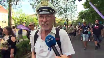 Budapest, manifestanti anti-Pegasus in piazza per chiedere risposte al governo