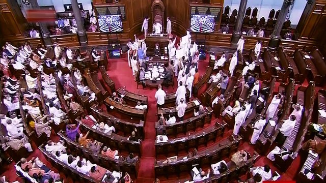 Both houses of Parliament adjourned due to heavy uproar