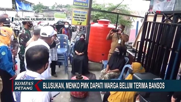 Blusukan ke Kota Balikpapan, Menko PMK Dapati Warga Belum Terima Bansos