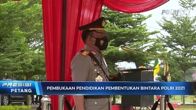 Kapolda Sumatera Utara Memimpin Upacara Pembukaan Pendidikan Bintara Polri T.A. 2021