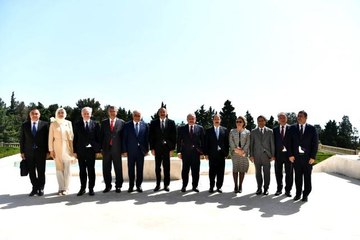 Azerbaycan Cumhurbaşkanı Aliyev, TBMM Başkanı Şentop'u kabul etti