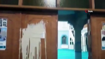 Denizli’de camiye çirkin saldırı