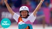 ¡Momiji Nishiya, de solo 13 años, gana la primera medalla de oro olímpica en skateboarding femenino!