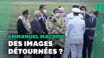 Macron enseveli de fleurs en Polynésie? Des journalistes étrangers dupés par ce détournement