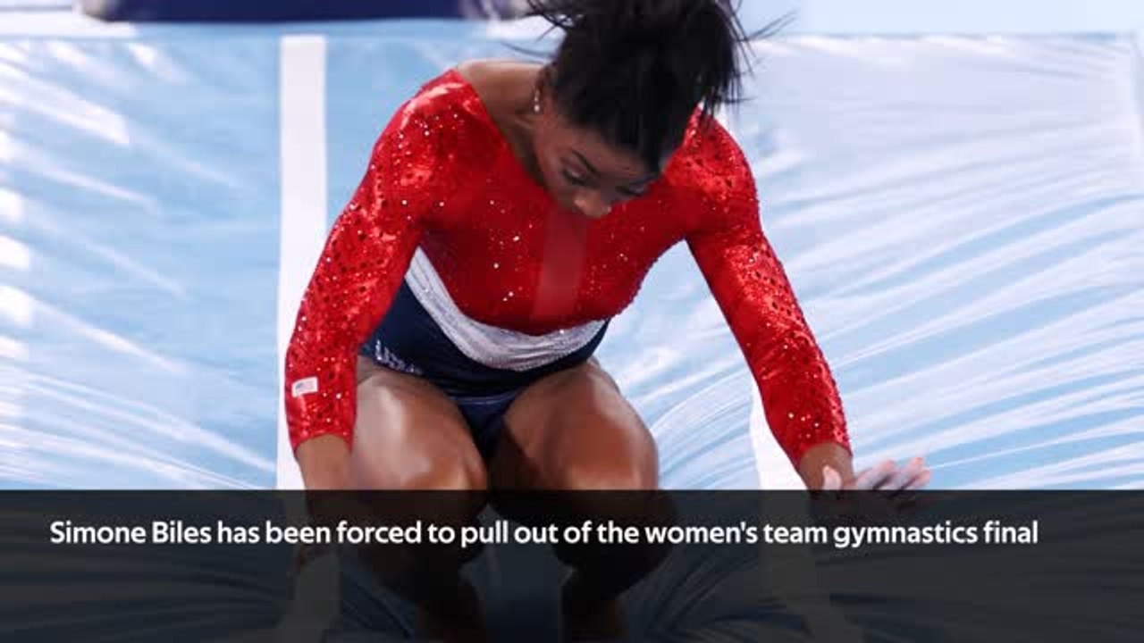 Biles forced out of gymnastics team final