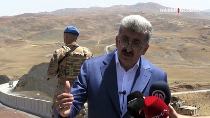 Vali Bilmez açıkladı! Van'ın İran sınır hattının tamamına duvar örülecek