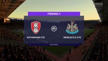 Rotherham United vs Newcastle United || Club Friendly - 27th July 2021 || Fifa 21
