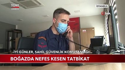 Download Video: Sahil Güvenlik Komutanlığı İstanbul Boğazı'nda Nefes Kesen Bir Tatbikat Gerçekleştirdi