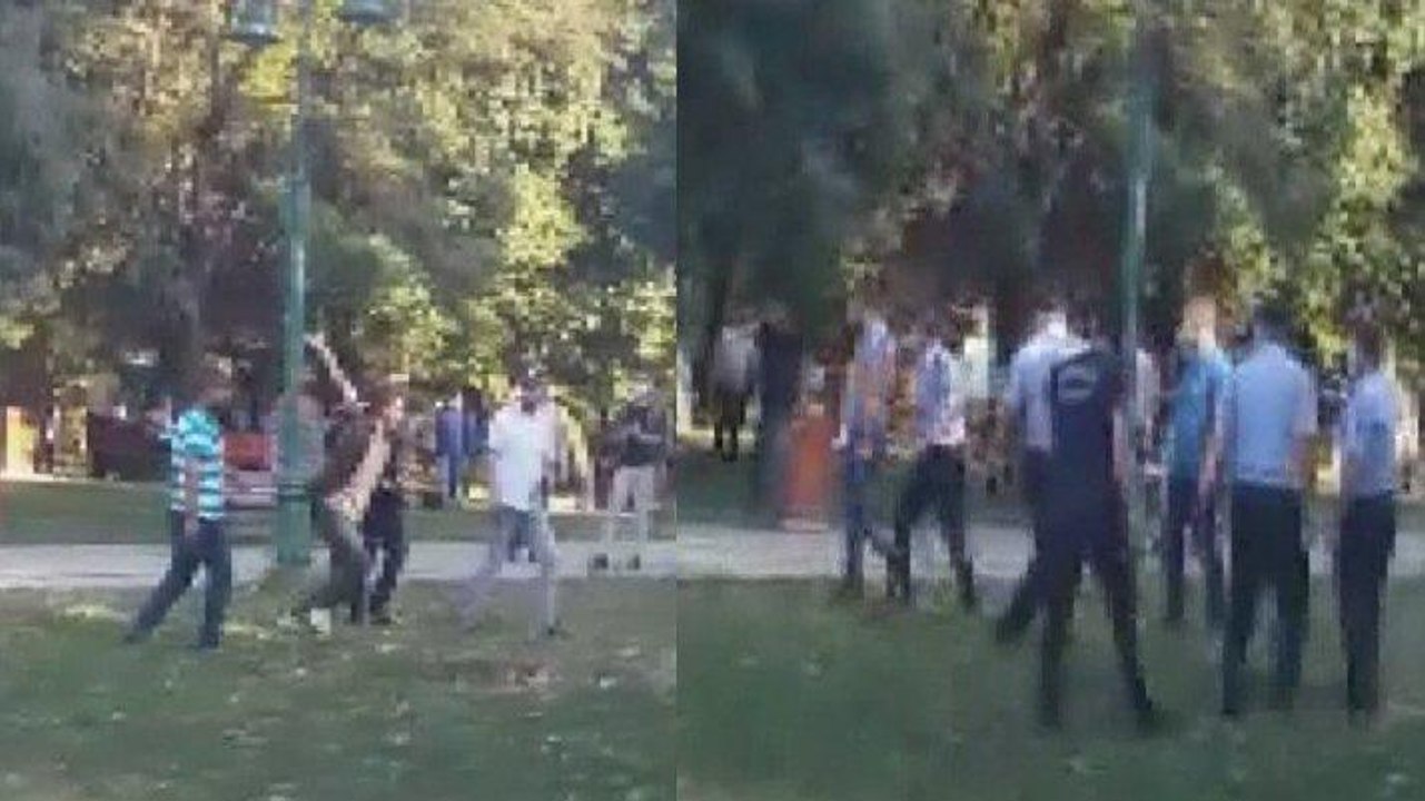 Gezi Parkı’nda seyyar satıcılar zabıtaya saldırdı