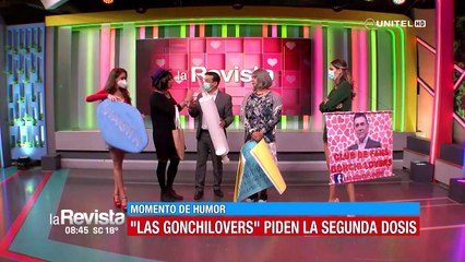 Humor: Las ‘Gonchi Lovers’ invadieron La Revista en busca de su segunda vacuna
