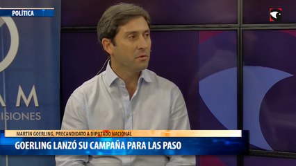 Goerling lanzó su campaña para las PASO