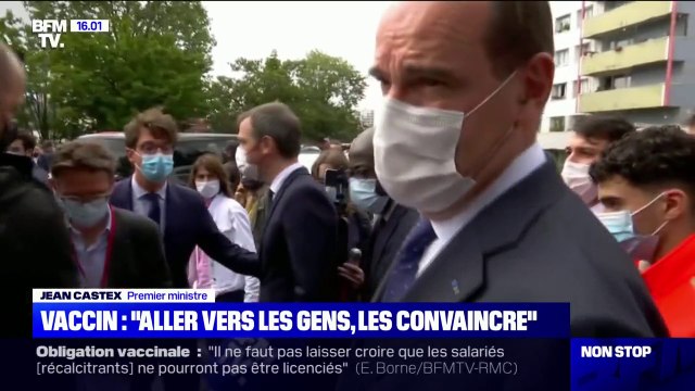 Jean Castex sur la vaccination: Il faut aller vers les gens, les convaincre