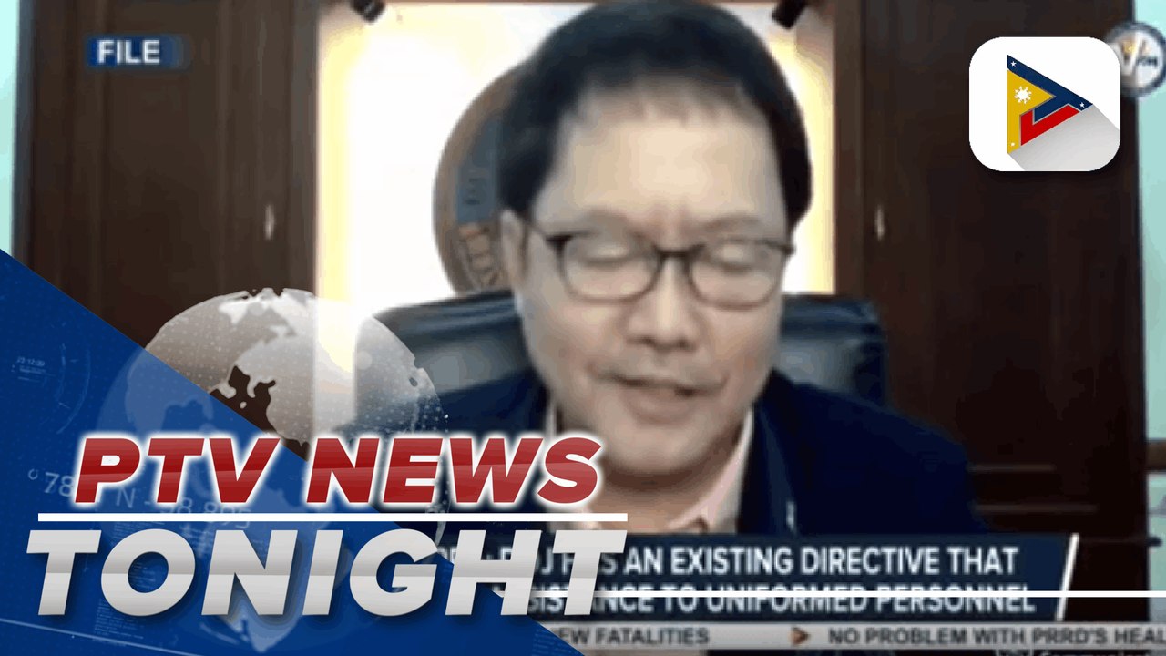 Sec. Guevarra: DOJ has an existing directive that provides legal assistance to uniformed personnel; MMDA introduces cashless payment system for traffic violators; DICT launches free Wi-Fi for all Westmincom camps; Sen. Go lauds PRRD for underscoring the n