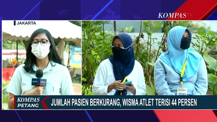 Terisi 44 Persen, Jumlah Pasein Covid-19 di RSD Wisma Atlet Berkurang