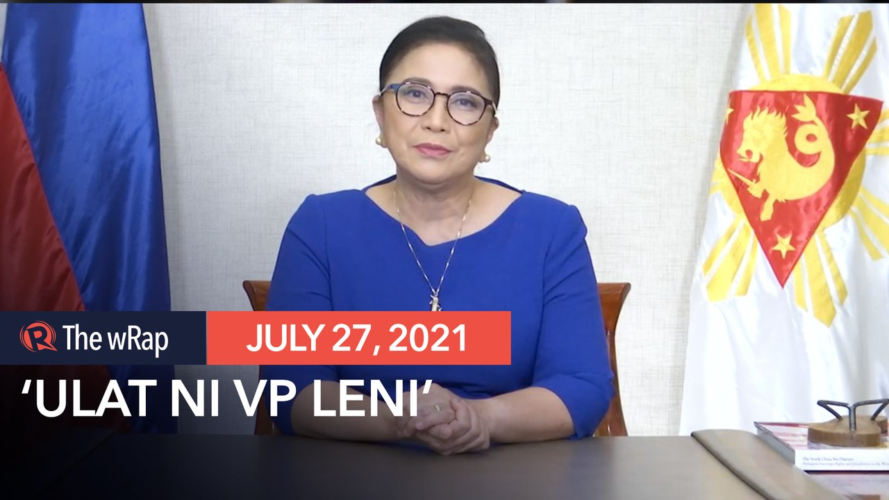 Robredo counters Duterte's SONA, outlines pandemic plan in 14 minutes