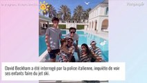 David Beckham : Des policiers l'interrogent à cause de ses enfants... et lui demandent des photos