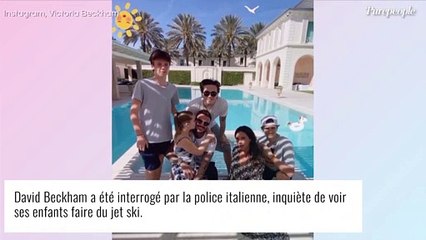 David Beckham : Des policiers l'interrogent à cause de ses enfants... et lui demandent des photos