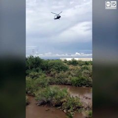 Avondale firefighters rescue man stuck in tree due to monsoon floods