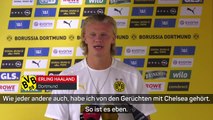 Haaland über Chelsea-Gerüchte: 
