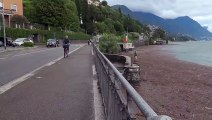 Frane e allagamenti: il lago di Como è invaso dai detriti