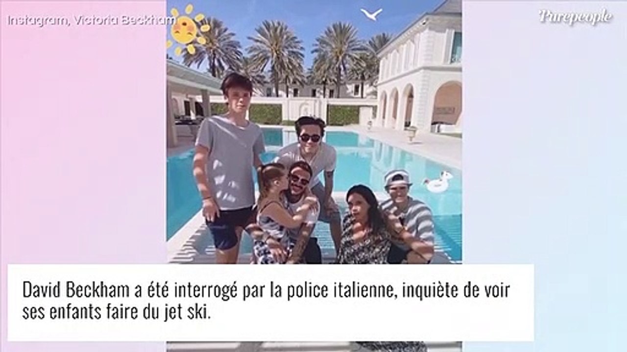 David Beckham : Des policiers l'interrogent à cause de ses