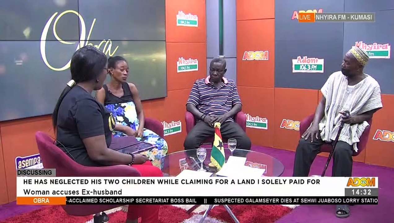 He has Neglected His Two Children while Claiming for a Land I solely paid for - Adom TV (21-7-21)
