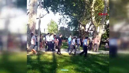 Gezi Parkı'nda zabıtaya bıçaklı saldırı