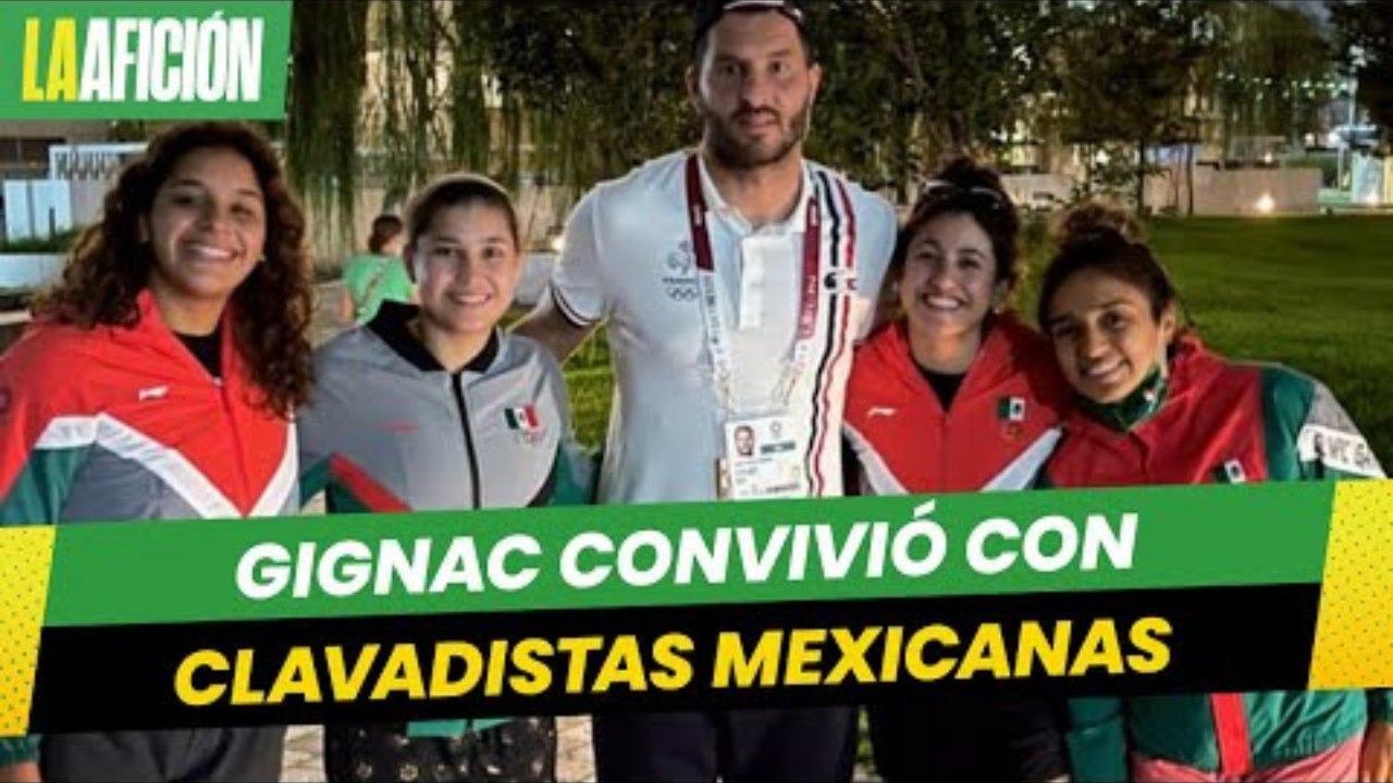 Tras anotar triplete, Gignac convivió con clavadistas mexicanas de Tokio 2020