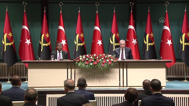 ANKARA - Cumhurbaşkanı Erdoğan: 'Türkiye terörle mücadelede Angola'nın da yanında yer alacaktır'