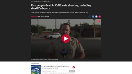 美 가정폭력 총격에 5명 사망...특수기동대원 포함 / YTN