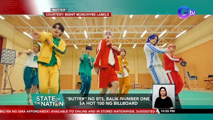 'Butter' ng BTS, balik-number 1 sa hot 100 ng Billboard | SONA