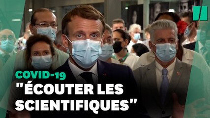 Vaccin: Macron dit "écouter les scientifiques"... mais ne l'a pas toujours fait sur le Covid