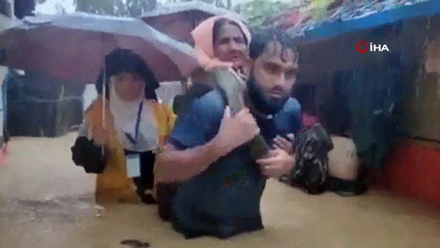 - Bangladeş'te Arakanlı Müslümanların kaldığı kampta heyelan ve sel: 6 ölü