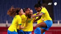 Brasil vence no futebol e vôlei femininos