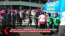 Kasal dan Menhub Tinjau Vaksinasi di Pelabuhan Merak