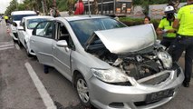 Son dakika haberleri | Samsun'da 4 aracın karıştığı zincirleme kazada 1 polis yaralandı