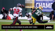 Packers RBs Coach Ben Sirmans on Aaron Jones' Fumble