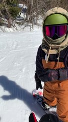 9-Year-Old Snowboarder Stomps 720