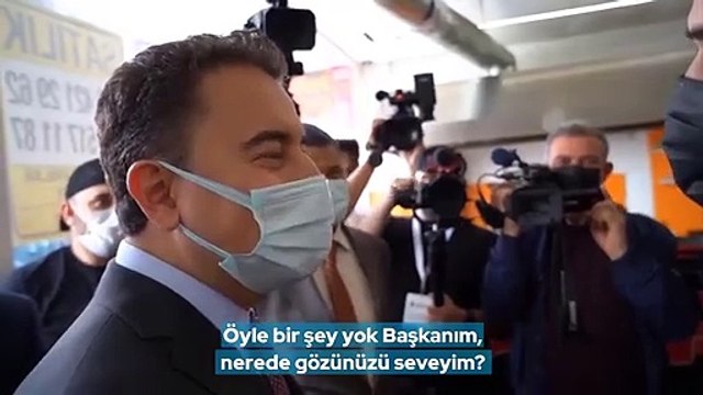 Ali Babacan esnafın derdini dinledi