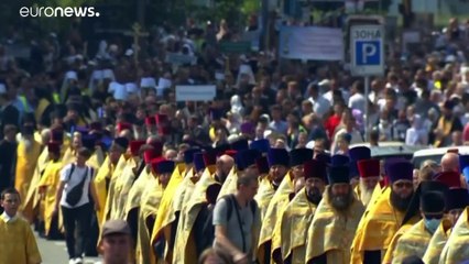 Démonstration de force à Kiev de l'église orthodoxe pro-russe