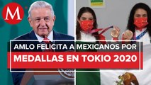 AMLO felicita a medallistas mexicanos en Juegos Olímpicos