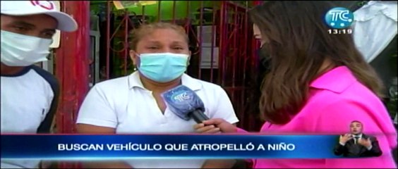 Buscan al responsable del arrollamiento de un niño en Guayaquil