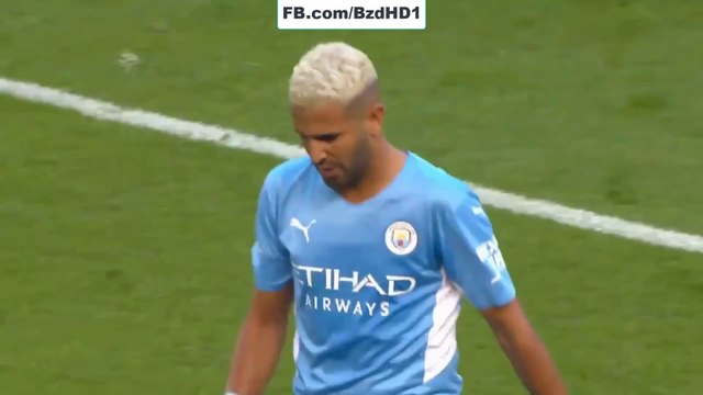 هدف رياض محرز في مباراة مانشستر سيتي 2 بريستون نورث إند 0 مباراة ودية riyad mahrez