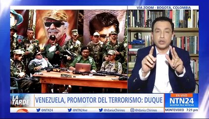 Iván Duque pide a EE. UU. declarar a Venezuela "promotor del terrorismo"