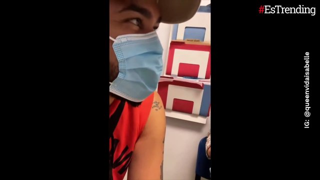 La tierna reacción de Natti Natasha al presenciar que vacunaban a su bebé